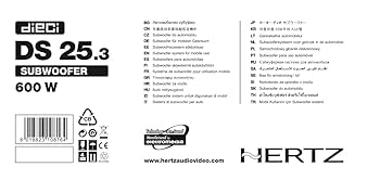 Amazon.co.jp: HERTZ Dieciシリーズ DS-253 10インチ (250mm